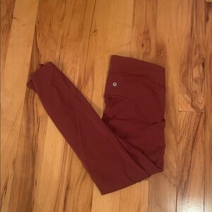 lululemon athletica Red Leggings